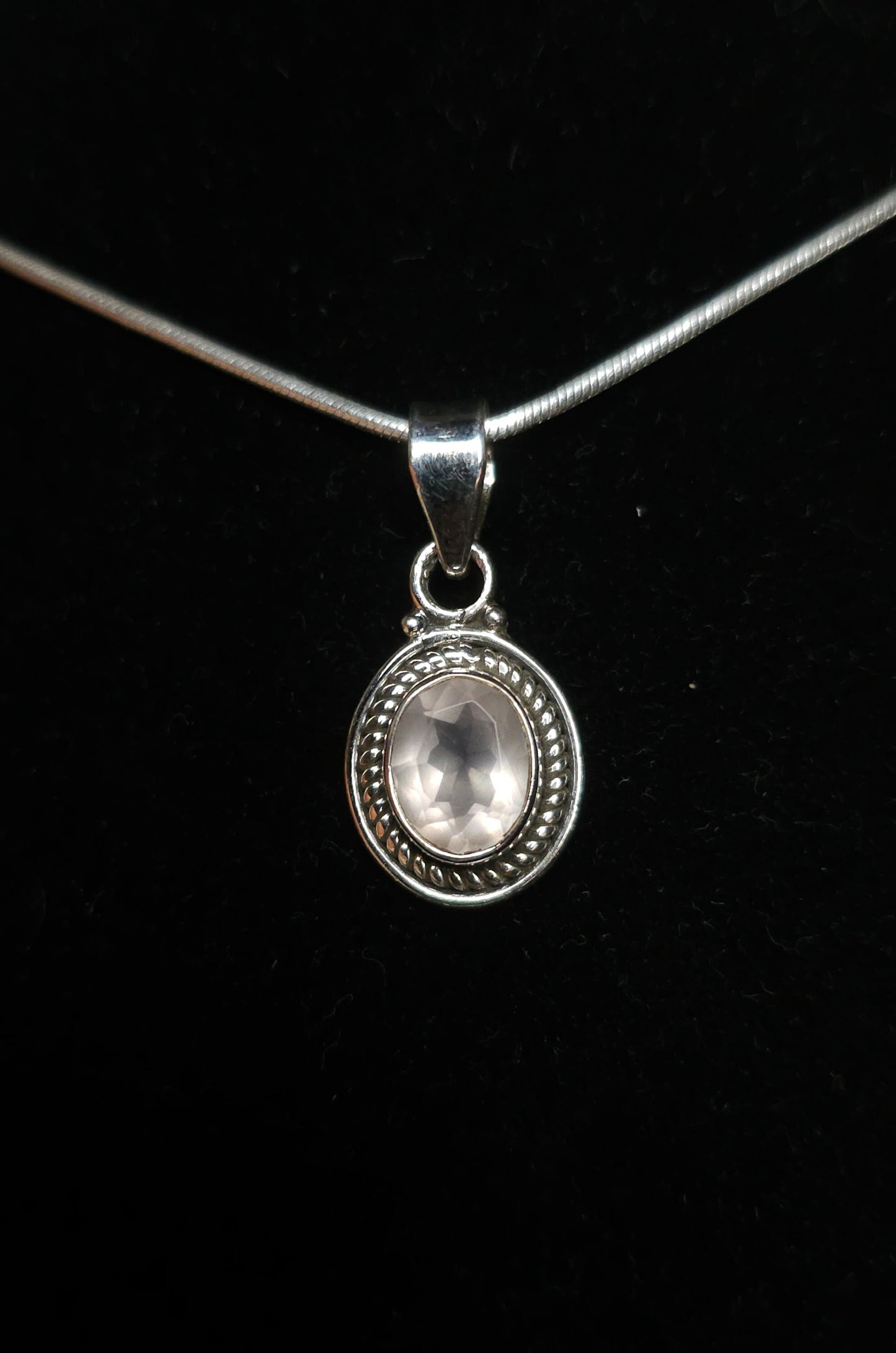 Collier avec Pendentif "ARTEMIS" serti en Argent 925